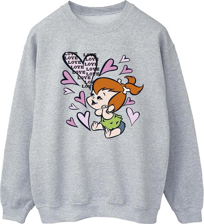 The Flintstones Pebbles Love Love Love Sweatshirt (S)