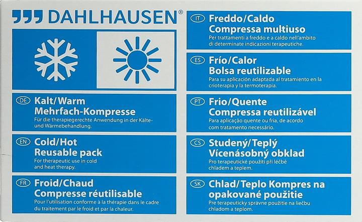 Actual product image Dahlhausen Cold Warm Comp 13x14cm Mini 2 (2 x, 1563.25 ml, 280 g)