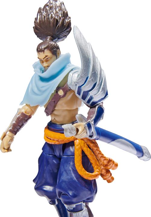 Actual product image Spin Master League of Legends Yasuo collectible figure premium 10cm