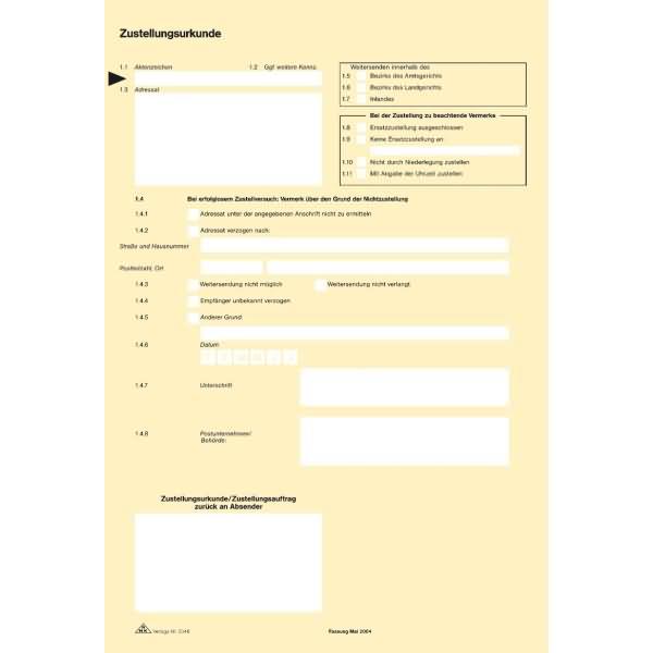 Immagine prodotto Rnk Modulo editore "Certificato di servizio", DIN A4 (200 x)