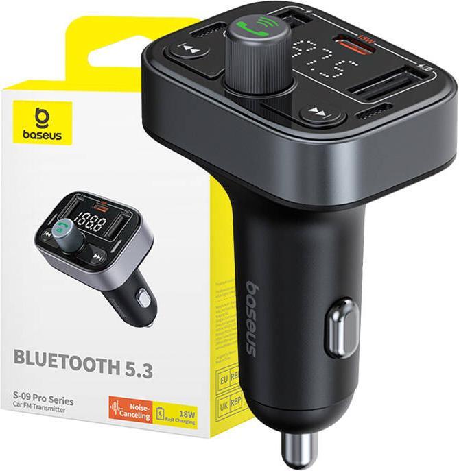 Actual product image Baseus FM Transmitter S-09 Pro