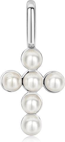 Image du produit Ania Haie Silver Shell Pearl Cross Charm (Argent 925)