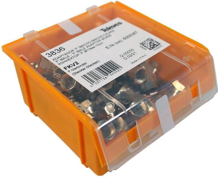 Produktbild Televes Preisner FKV2 F F Silber Kabelschnittstellen-/adapter (Stecker und Verbinder)