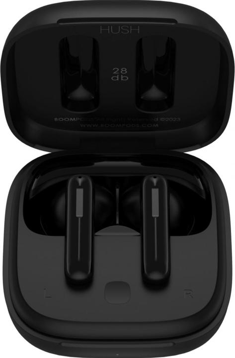 Image du produit Boompods Ligne de basse Hush Black (ANC, 30 h, Filaire)