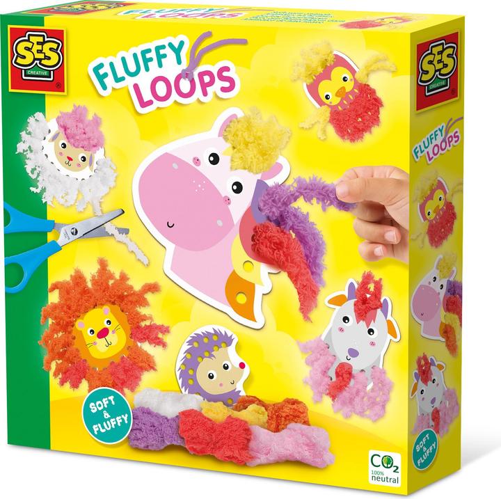 Produktbild Ses Creative Fluffy loops - Tiere aus flauschigem Garn