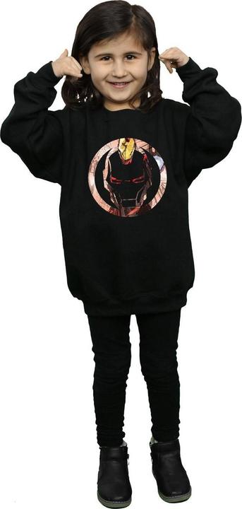 Image du produit - Sweat IRON MAN MONTAGE SYMBOL - Fille (152, 158)