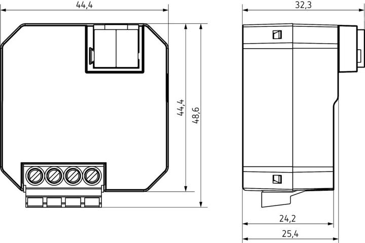 Actual product image Theben JU 1 KNX (Switch actuator)