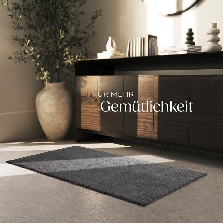Produktbild tectake Kurzflorteppich Soft Zone (80 x 150 cm)