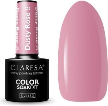 Image du produit Claresa 8 Dusty Rose Vernis à ongles UV 5ml (Rose, Vernis semi-permanent)