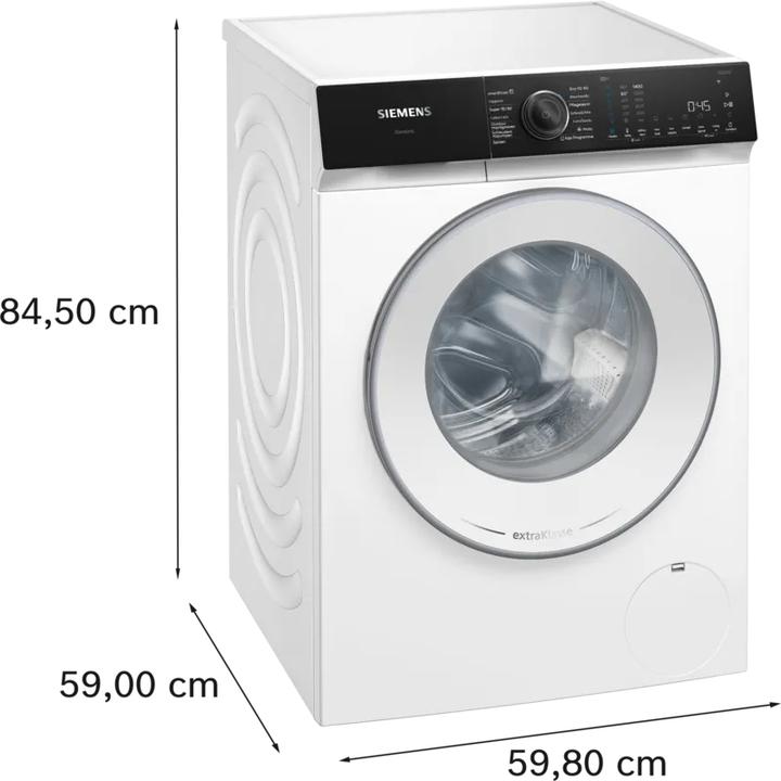 Immagine prodotto Siemens iQ500, Waschmaschine, Frontlader, 9 kg, 1400 U/min., WG44H2M90, ID WG44H2M90 (9 kg, A sinistra)