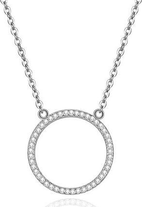 Produktbild Beneto Silver necklace with round pendant AGS1224 / 47 (L)