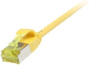 Immagine prodotto Synergy 21 Cavo patch RJ45, CAT6A 500Mhz, 0,25m, giallo, UFTP, slimline round d3,8mm, TPELSZHS (U/FTP, CAT6a, 0.25 m)