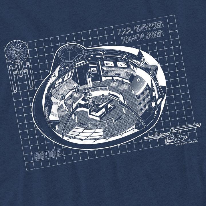 Actual product image Unisex Adult Bridge Print T-Shirt (M)