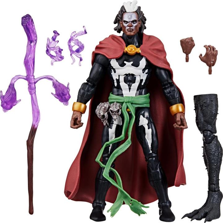 Actual product image Hasbro Strange Tales Marvel Legends action figure Brother Voodoo (BAF: Blackheart) 15 cm