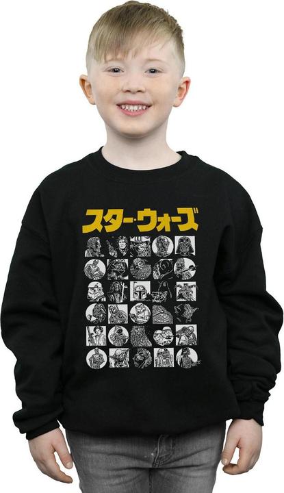 Produktbild Star Wars Japanese Character Thumbnail Sweatshirt Jungen (152, 158)