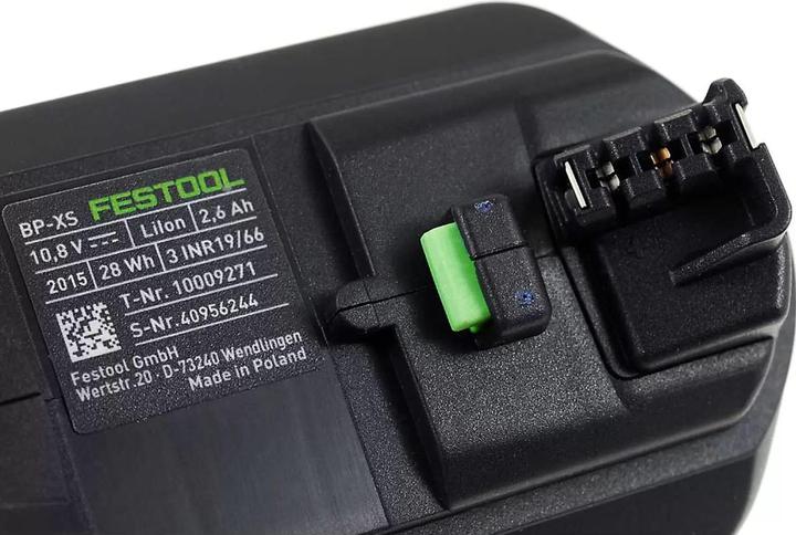 Produktbild Festool Akku für Werkzeug CXS / Typ BP-XS (neue Version) Original 10,8 Volt 2600mAh (10.8 V)