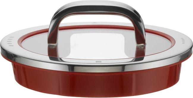 Produktbild WMF Kochtopf Bratentopf Induktion 16cm Glasdeckel 1,4l Function4 Edelstahl (16 cm, Bräter + Schmortopf, Kochtopf, Edelstahl)