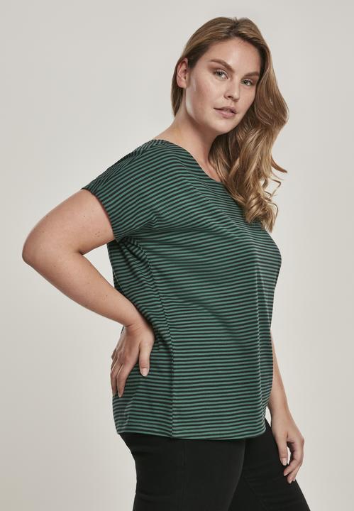 Actual product image Urban Classics Ladies Yarn Dyed Baby Stripe Tee (XXL)