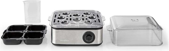 Actual product image Nedis KAEB130EAL - Vařič na Vejce | 8 ks | 3 fáze | miska | 500 Wattů (EU plug)
