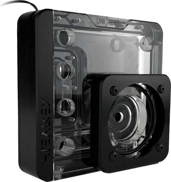 Aquatuning Stealkey UNI 120D Distro Plate