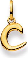 Natsumi Schmuck Anhänger Buchstabe C Gold 18K/750 (750/18 K Gelbgold)