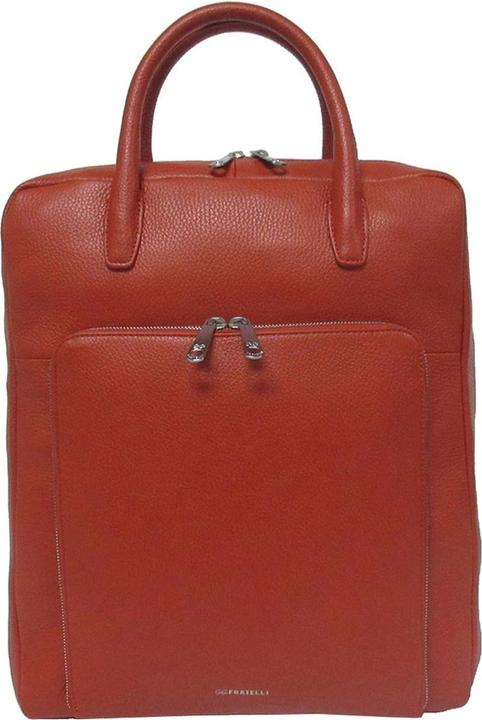 Gigi Fratelli Fratelli Dames Laptop Rugzak / Rugtas / Laptoptas / Werktas - Shopper - Oranje - 15 inch