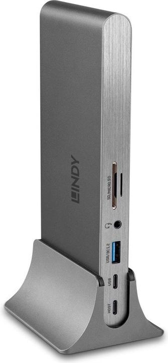 Actual product image Lindy USB 3.2 Type C Laptop Docking Station (USB-C, 3 Ports)