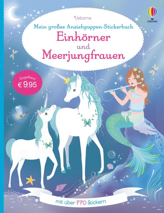 My big dress up doll sticker book: unicorns and mermaids