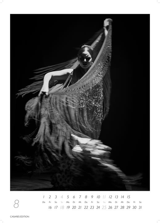 Actual product image Flamenco schwarz-weiss 2026 (German)