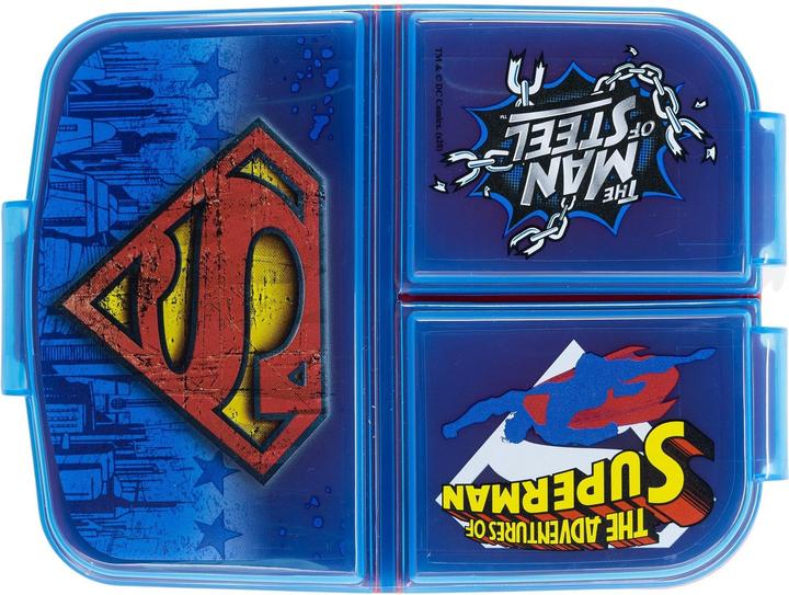 Produktbild Stor Superman Logo - Lunchbox mit Fächern