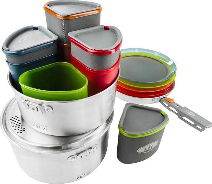 Actual product image GSI Glacier Stainless Camper Cooking Set