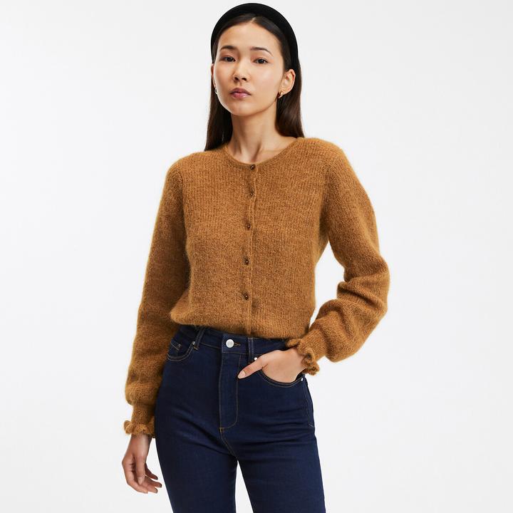 Image du produit La Redoute Collections Cardigan en alpaga mélangé (38)