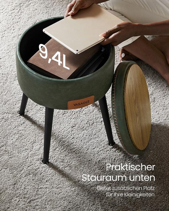 Productafbeelding Vasagle Liam ronde kruk