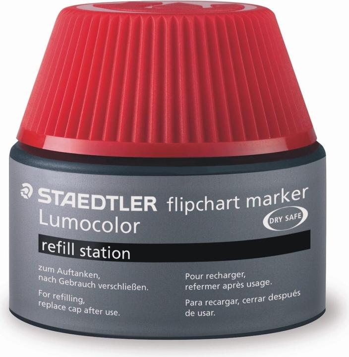 Actual product image Staedtler Lumocolor flipchart marker 488 56 Refill station for marker 356 and 356 B, single product, red (Red, 1 x)