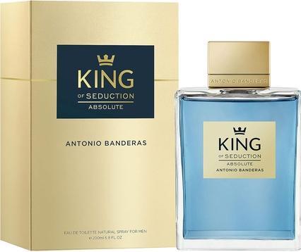 Antonio Banderas Banderas Perfumes King of Seduction Absolute Eau de Toilette for Men Long Lasting Elegant Casual and (Eau de Toilette)