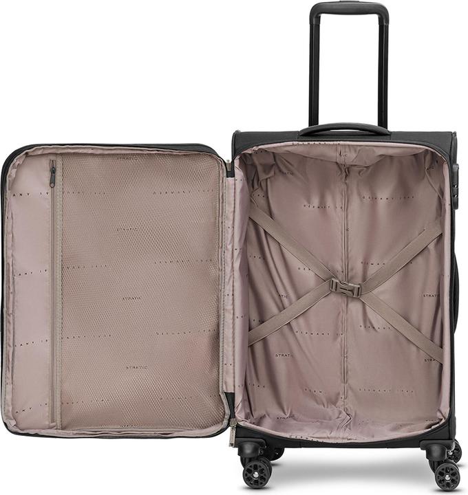 Actual product image Stratic taska 4-wheel trolley M 65 cm with expansion fold (74 l, L (90 - 115l))