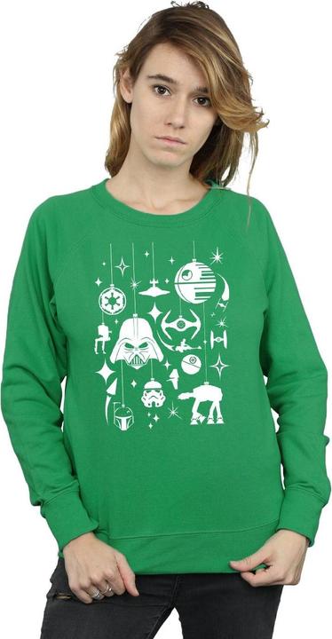 Immagine prodotto Star Wars Christmas Decorations Felpa Donna (XL)