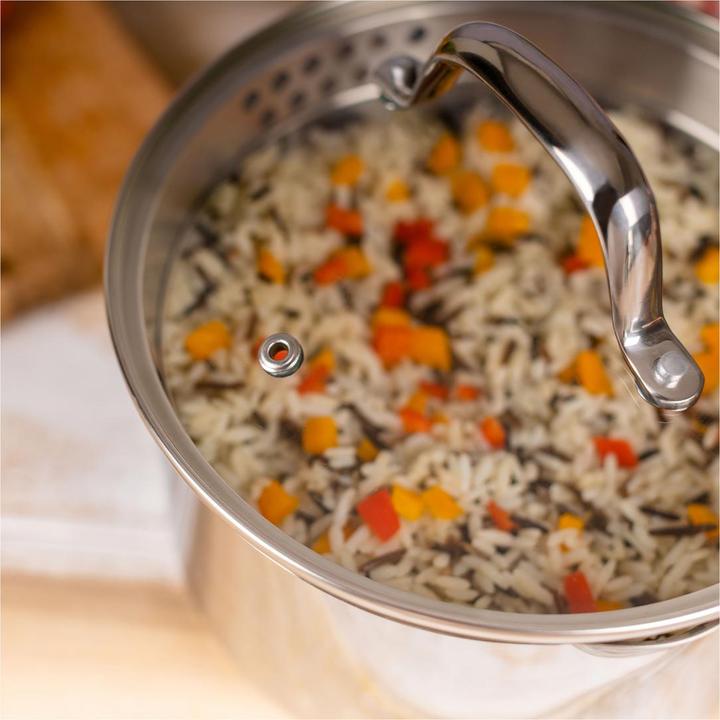 Actual product image Kuhn Rikon ALLROUND PLUS saucepan (18 cm, Saucepan, Stainless steel)