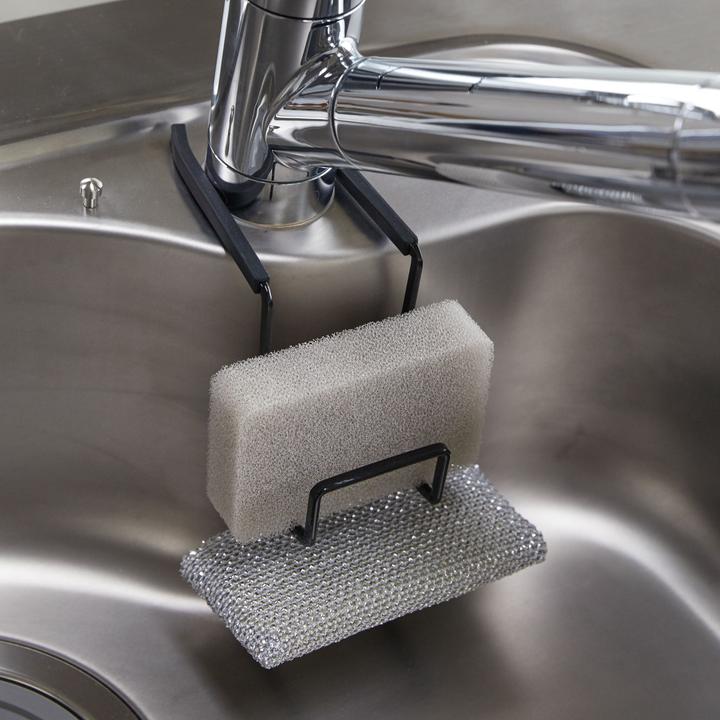 Actual product image Yamazaki 2-fold hanging sponge holder TOWER