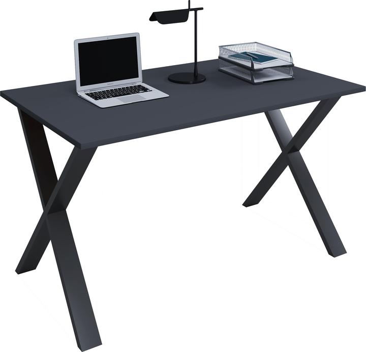 Produktbild VCM Schreibtisch Computertisch Lona X SW (110 x 80 x 76 cm)