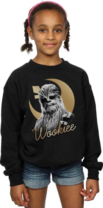 Produktbild Star Wars The Last Jedi Gold Chewbacca Sweatshirt Mädchen (152, 158)