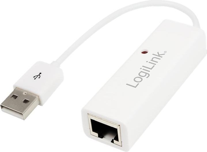Actual product image LogiLink Ethernet adapter (USB, RJ45 (1x))