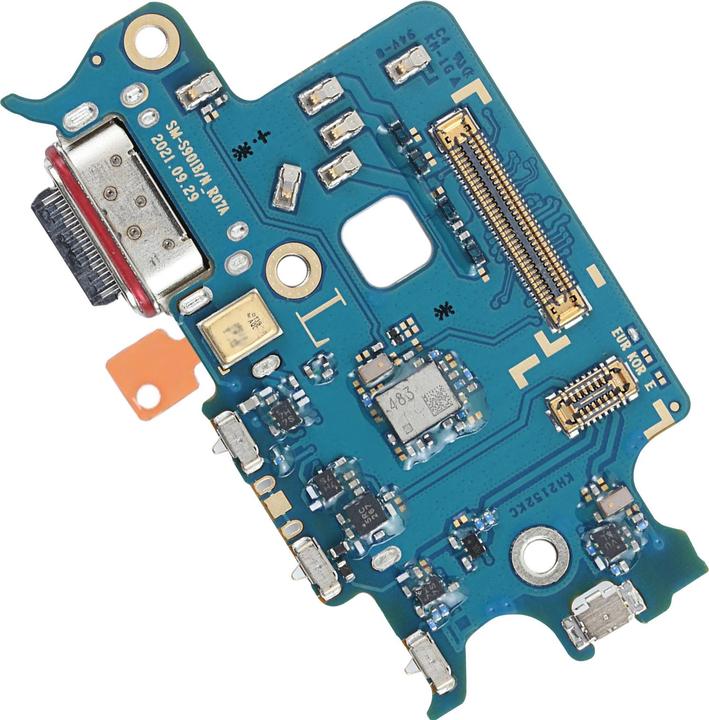 Actual product image Samsung USB-C charging port and SIM card reader (Galaxy S22)