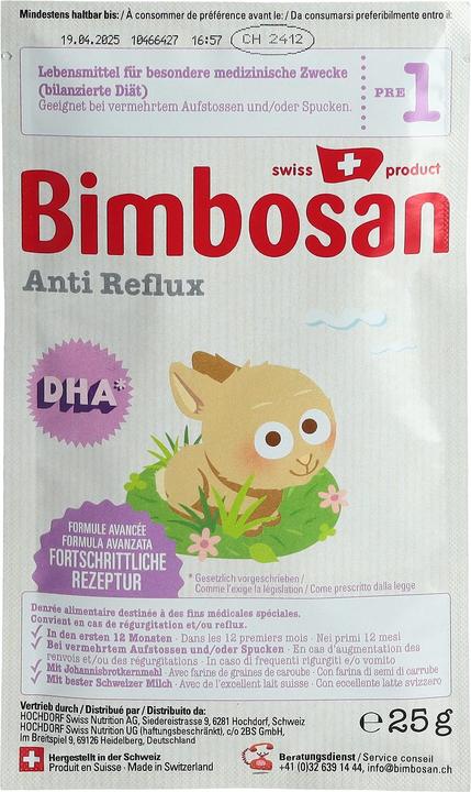 Actual product image Bimbosan Anti Reflux (125 g, from 6 m.)