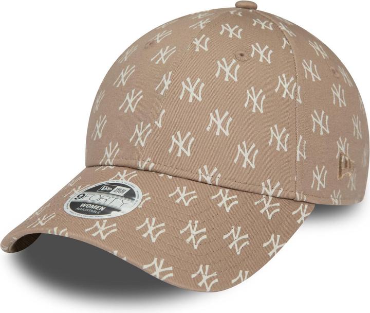 New Era 9Forty Monogram New York Yankees Ash Brown