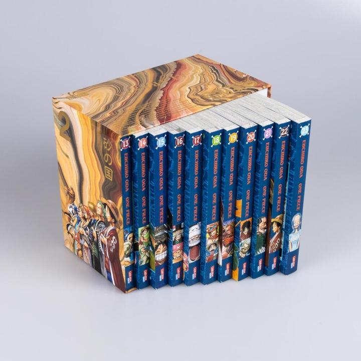 Actual product image One Piece Sammelschuber 2: Alabasta (inklusive Band 13–23) (German, Eiichiro Oda, 2022)