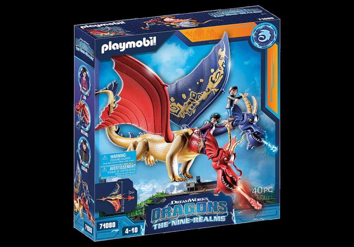 Actual product image Playmobil The Nine Realms - Wu & Wei with Jun (71080, Playmobil Dragons)
