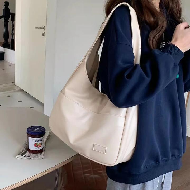 Actual product image Only-Bags.Store Large capacity bag Trendy shoulder bag Simple and versatile Commuter bag Fashion Trendy Student
