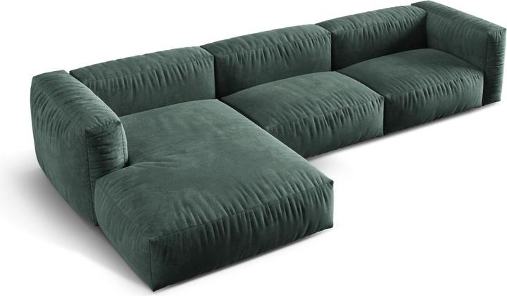 Actual product image Micadoni Modular Left Corner Sofa, "Martina", 3 Seats, 332x176x75 Made in Europe (Corner sofa)