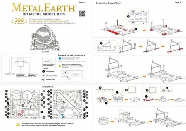 Immagine prodotto Metal Earth Batman v Superman Bat Segnale